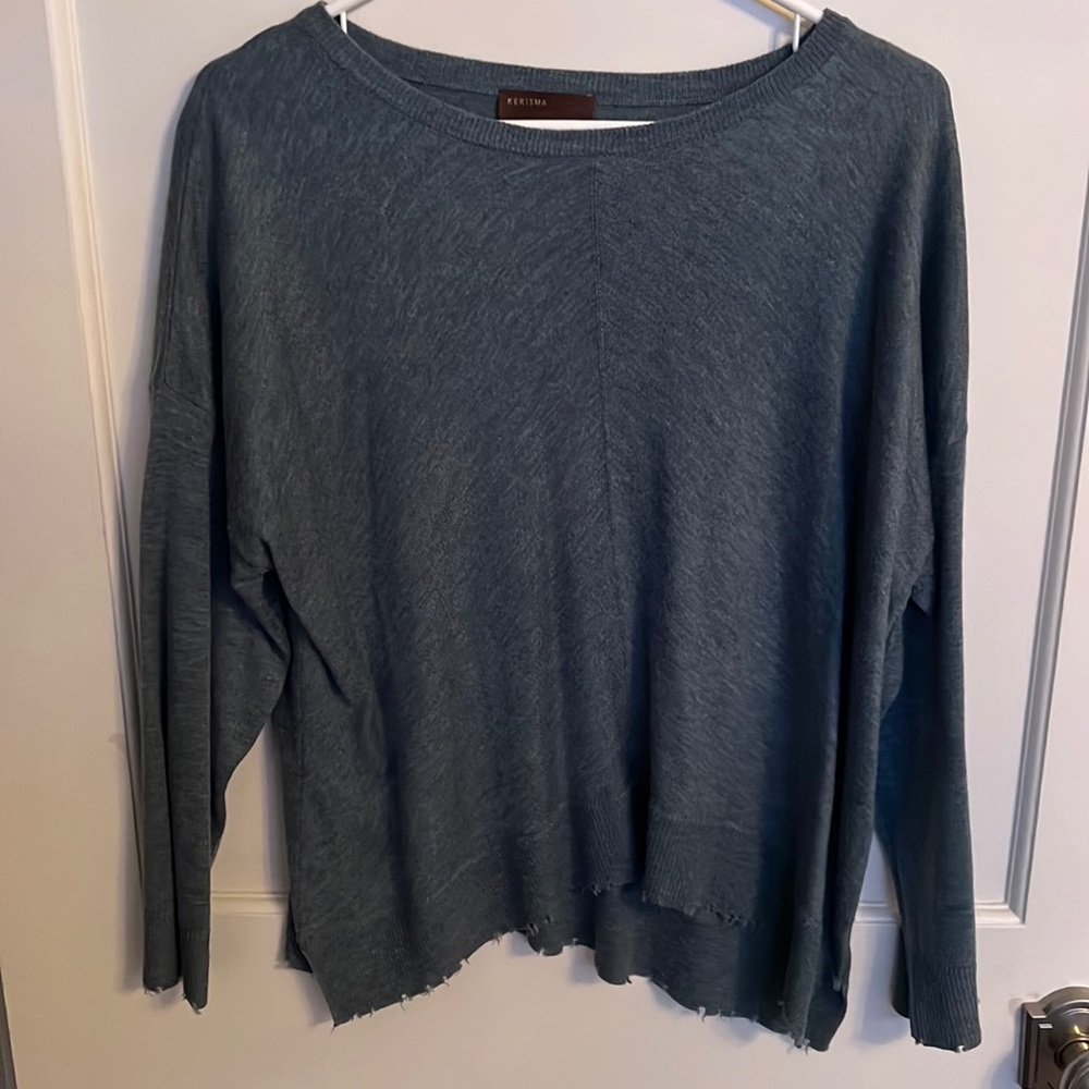 Blue lounge sweater